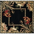 thumbnail image 2 of Rugs.com Pastoral Collection Rug – 6 Ft Square Black Medium Rug Perfect For Living Rooms, Kitchens, Entryways, 2 of 9