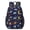 Alien Rocket Deep, variant on Alien Moon Purple Pattern 17" School Backpacks for Teens,Waterproof Oxford Fabric,S-Shape Padded Straps for School,Travel,Hiking,Camping