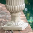 thumbnail image 5 of Antique White Italian Urn Planter 19x19x26.5 Inch, 5 of 8