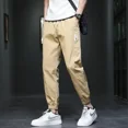 thumbnail image 3 of Pantalones de hombre ajustados, estilo harén, de verano, holgados, estilo punk, ropa vintage para hombre, oferta, pantalones casuales de diseñador baratos de talla grande para hombre, 3 of 5