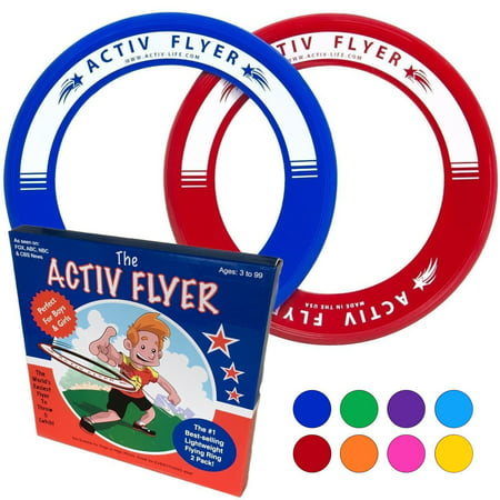 activ life best kid's flying rings [red/blue] top birthday gifts presents xmas stocking stuffers - cool toys for year old boys girls and fun family outdoor games love hot bday & child x-mas (Best Christmas Presents For 1 Year Old)