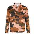 thumbnail image 4 of Blusa y camisa de manga larga con cuello vuelto para hombre, jersey de solapa con cremallera y manga larga, blusa informal estampada para San Valentín, poliéster para hombre, 4 of 5