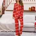 thumbnail image 3 of Iyufng Christmas Pajamas for Women Set,Womens Pajama Sets,Christmas Pjs Sets for Women with Pockets 2 Piece Long Sleeve Printed Home Wear,Womens Plus Loungewear, 3 of 8