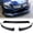 Matt Black, variant on Stay Tuned Performance For 15-18 Mercedes W205 C180 C250 C300 Painted White Front Bumper Body Lip 3PCS