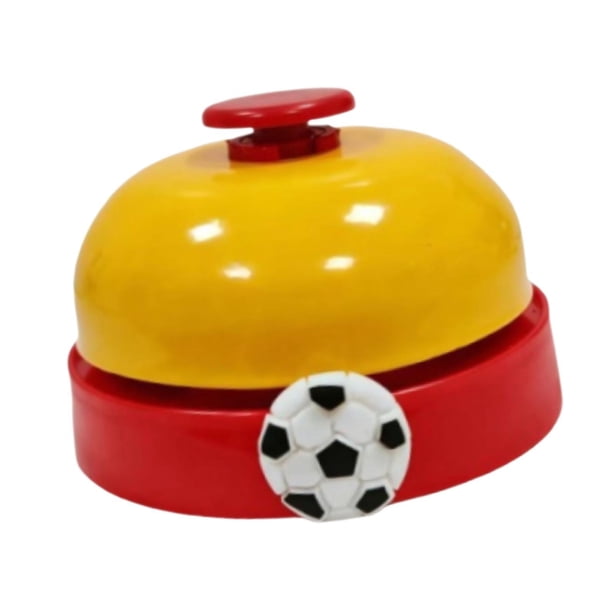 Juguete timbre para cochecito con correa, compacto, portátil, accesorio decoración para cochecito, juguete juego para viajes en coche. amarillo rojo