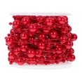 thumbnail image 1 of Miangastore Bead String Plastic Red For Diy Enthusiasts Home Decor 1 Roll 39.4In, 1 of 9