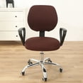 thumbnail image 2 of Moonsaad Stretch Office Computer Rotating Chair Split Cover, Spandex Seat Cover Chair Protector Slipcover, 2 of 8