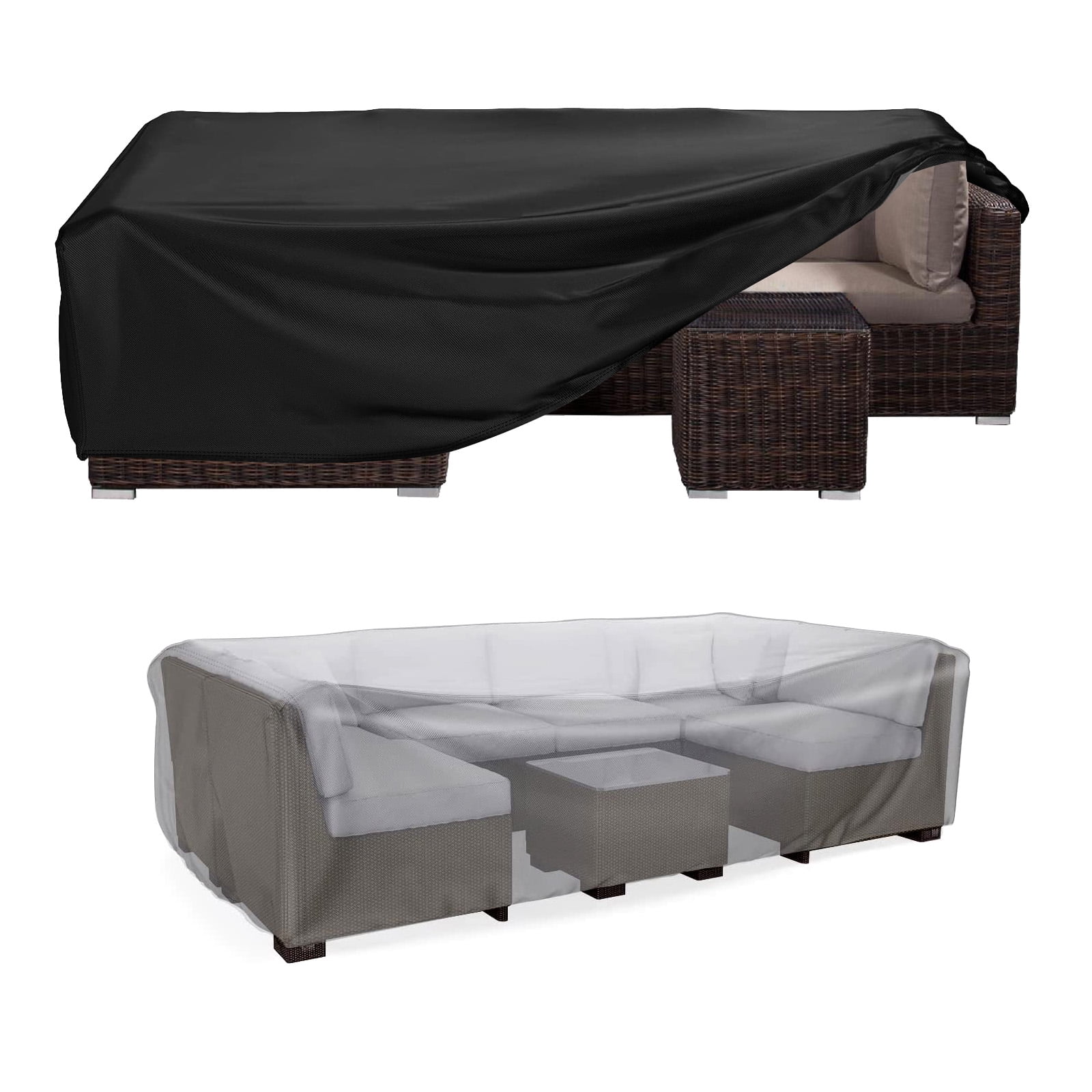 Waterproof Garden Patio Furniture Protection Covers Outdoor L Sofa Rain Cover 