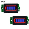 thumbnail image 3 of 2 Pcs Module d'Affichage de Capacité de Batterie 3-34V 5mA Indicateur de Charge Module 1S-8S Bleu, 3 of 8