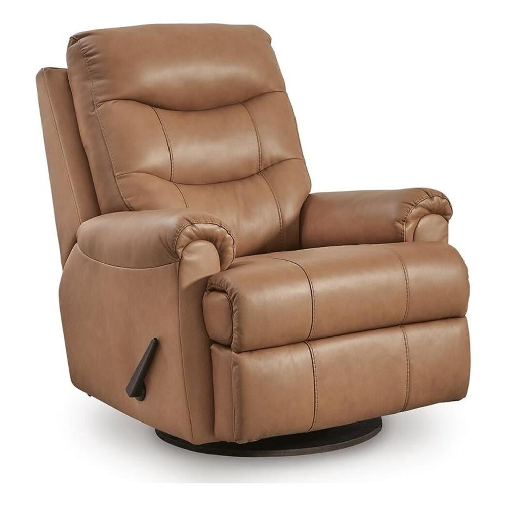 Ashley Furniture, Recliner, Faux Leather, Gunmetal - Walmart.com