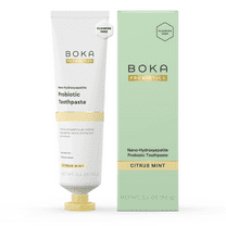 Boka Probiotic Toothpaste, Nano Hydroxyapatite Toothpaste, Fluoride Free, Dental Probiotics, Citrus Mint, 3.4oz