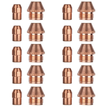 

Estrela 10 Set Plasma Cutter Consumables Electrode Tip Kit Nozzle Torch Accessories TZ-100