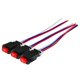 thumbnail image 4 of Interruptor de luces de emergencia para motocicleta, doble intermitente de advertencia, señal de emergencia con 3 cables., 4 of 5