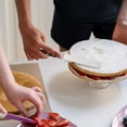 thumbnail image 2 of Hielo Espátula DIY Decoración Cake Cream Fondant Mantequilla antideslizante Mango de madera Scaper Bakery Smoother Home Kitchen Supplies Engled, 10 pulgadas sidaley HA009673-08, 2 of 6