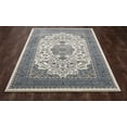 thumbnail image 3 of Art Carpet 841864105513 5 x 8 ft. Kensington Collection Center Glow Border Woven Area Rug, Cream, 3 of 3