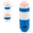 thumbnail image 2 of Puerto para máquina sexual automática de empuje Taza de avión telescópica calentada, Juguetes sexuales para adultos Impermeable 3D Textura realista Masajeador de bolsillo Juguetes de vagina apretada p, 2 of 9