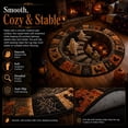 thumbnail image 7 of Halloween Round 3D Visual Floor Mats, Spooky Optical Staircase Ghost Pumpkin Non-Slip Rugs for Front Door Bedroom Entryway Home Decor, 7 of 7