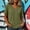 *Army Green, variant on ClodeEU Women's V Neck Short Sleeve T-Shirt,Casual Loose Fit Tee Army Green,Women's Plus L