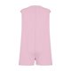 thumbnail image 4 of Trajes Casuales para Mujeres Verano Rompers de Color Sólido sin Mangas Corbata Plisada Cuello Delantero V Pantalones Cortos con Bolsillos Poliéster, 4 of 8