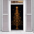 thumbnail image 2 of Christmas Door Decorations and Home Decorations Curtain Door Cover Scene Layout Background Holiday, 2 of 7