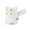 White, variant on Quantitative Seasoning Dispenser - Leakproof Spice Shaker with Measuring Function - for Salt, Pepper & Dry Herbs (Cartoon Design)