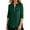 Green, variant on Plus Size Summer Clothes for Women Casual Pocket Zippered 3/ 4 Sleeve T Shirt Stylish And Functional Western Womens Blouse Women S Shirts And Blouses Casual Tees Sleeping Tee Shirts Black M