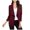 Wine, variant on Vedolay Womens Tops Casual Suit Jackets for Women Casual Long Sleeve Open Front Lapel Collar Work Office Blazer Jacket,Navy S