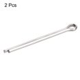 thumbnail image 3 of Uxcell Split Cotter Pin, 4x50mm 316 Stainless Steel Clip Fastener Fitting, Silver 2Pack, 3 of 5