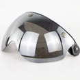thumbnail image 3 of Riwesomey Casco de motocicleta Universal, cascos con visera en forma de W de media cara, pantalla de protección solar, botón pulsador, Gafas de moto Plata, 3 of 6