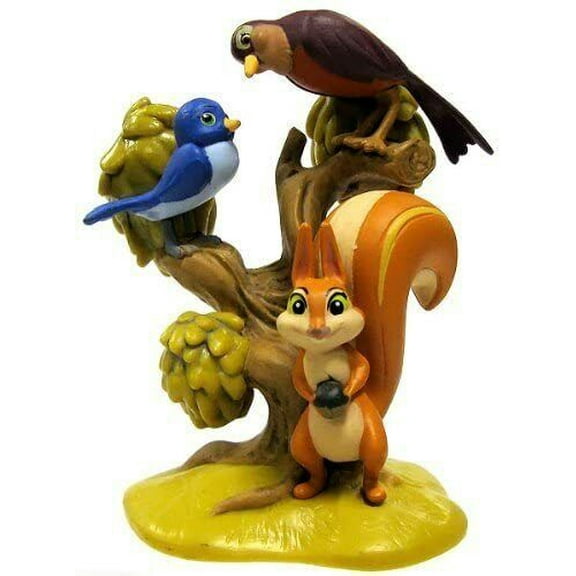 Whatnaught Mia & Robin Bird PVC Cake Topper Figure Figurine 3" Sofia First NEW