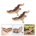 thumbnail image 3 of SHISUYAN 2 Pcs Modèle de Crocodile Réaliste Simulation Faux Modèle de Crocodile Modèle d'Animal Réaliste, 3 of 8