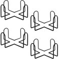 thumbnail image 1 of Coaster Holder, 4 PCS Metal Holder for Square or Round Coaster Sets Home Wrought Iron Shelf Decoratio, 1 of 4