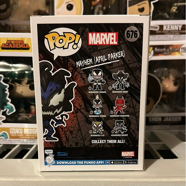676 Mayhem (April Parker) Glow - Marvel Venom Funko POP 676 Mayhem (April Parker) Glow - Marvel Venom Funko POP