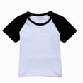 thumbnail image 4 of kpoplk Toddler Girl Clothes Summer Cotton Print T-Shirt and Jeans Shorts Set Casual Girls 2 Piece Outfits Sets 2T-8Y(Black,7-8 Y), 4 of 5