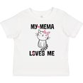 thumbnail image 3 of Inktastic My Mema Loves Me Girls Girls Baby T-Shirt, 3 of 5