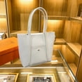 thumbnail image 5 of TAIAOJING Women's Soft Leather Tote Shoulder Bag Fashion Artificial Leather Solid Color Zipper Phone Bag Shoulder Bag Hand Bag, 5 of 6