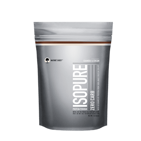 Isopure Liquid Protein - Isopure Zero Carb Protein Powder, Cookies & Cream, 50g Protein, 1 Lb