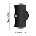 thumbnail image 3 of Double Head RGB Wall Sconce Motion Sensor LED Wall Light Type C Rechargeable 7 Color Lighting Effect Indoor Decor for Corridor Stair Bedroom Bar, Black, Versatile Seasonal Accent for Entryway Mantel, 3 of 7