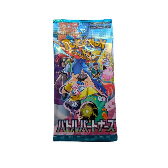 (5 Cartes) Paquet Booster Battle Partners Sv9 (1 Paquet) TCG Pokemon Jeu de Cartes à Collectionner