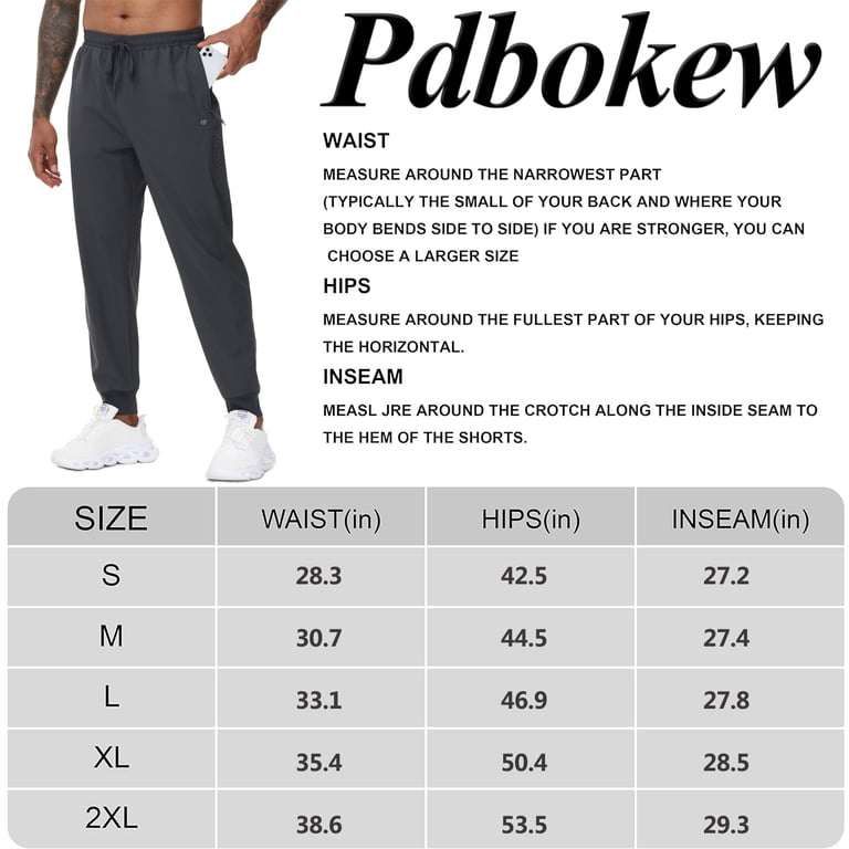 Weilanxin Men's Athletic Joggers with Zipper Pockets photo 6