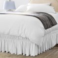 thumbnail image 1 of Skirt Utopia Bedding Queen, microfibra blanca, 40 cm de caída, 1 of 6