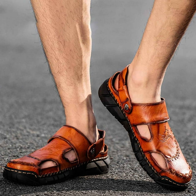 Leather Sandals Men Size 9 Leather Sandals for Men Mens Sandals Size 13 Wide Fuzzy Sandals for Men on Sandals for Men Comfortable Mens Leather Sandals 11 New Born Sandals Men Mens Strap Sandals