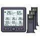 thumbnail image 5 of Medidor de temperatura y humedad a batería, termómetro para interiores y exteriores con higrómetro digital para un control ambiental integral, 5 of 5