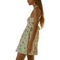 thumbnail image 3 of Txlixc Vestido Sin Mangas Sin Espalda Para Mujer, Estampado De Flores Plisado Vendajes De Amarre Verano Casual Corte Suelto Corto De Una Pieza Txlixc  Moda, 3 of 5