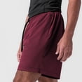 thumbnail image 2 of LYMAYTER Sweat Shorts for Men Breathable Mesh Athletic Shorts Lightweight Drawstring Training Apparel S-2XL, 2 of 7