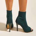 thumbnail image 4 of Calcetines de tacón alto para mujer, cómodos, sexys, de punto, con punta abierta, boca de pez, botas, sandalias Wmkox8yii hfjk1841, 4 of 7