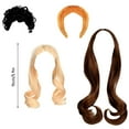 thumbnail image 3 of Porch Goose Costume Wigs Set for Porch Goose Decoration Porch Goose Synthetic Hair Accessories for Porch Goose Display Porch Goose Dress Up Kit Multicolor, 3 of 5