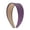 Purple, variant on Motique Accessories 2 Inch Vegan Leather Headband for Women (Purple, One Size)