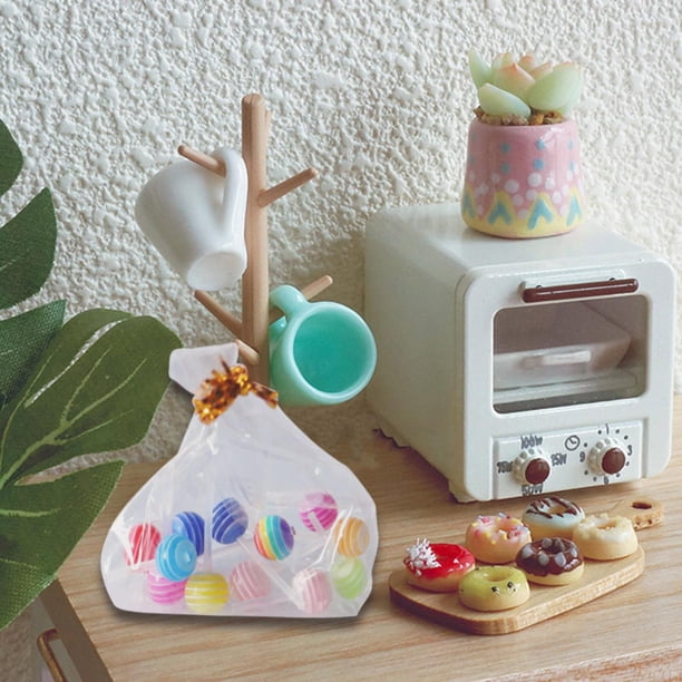 Juego de Comida para Casa de Muñecas Hugo casa de muñecas pan en miniatura