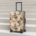 thumbnail image 2 of Lsque Tropical Leaves Flower Printed Luggage Cover, Travel Luggage Protector,Scratch and Dirt Resistant, Fits 18-32 Inch Luggage - Medium, 2 of 9
